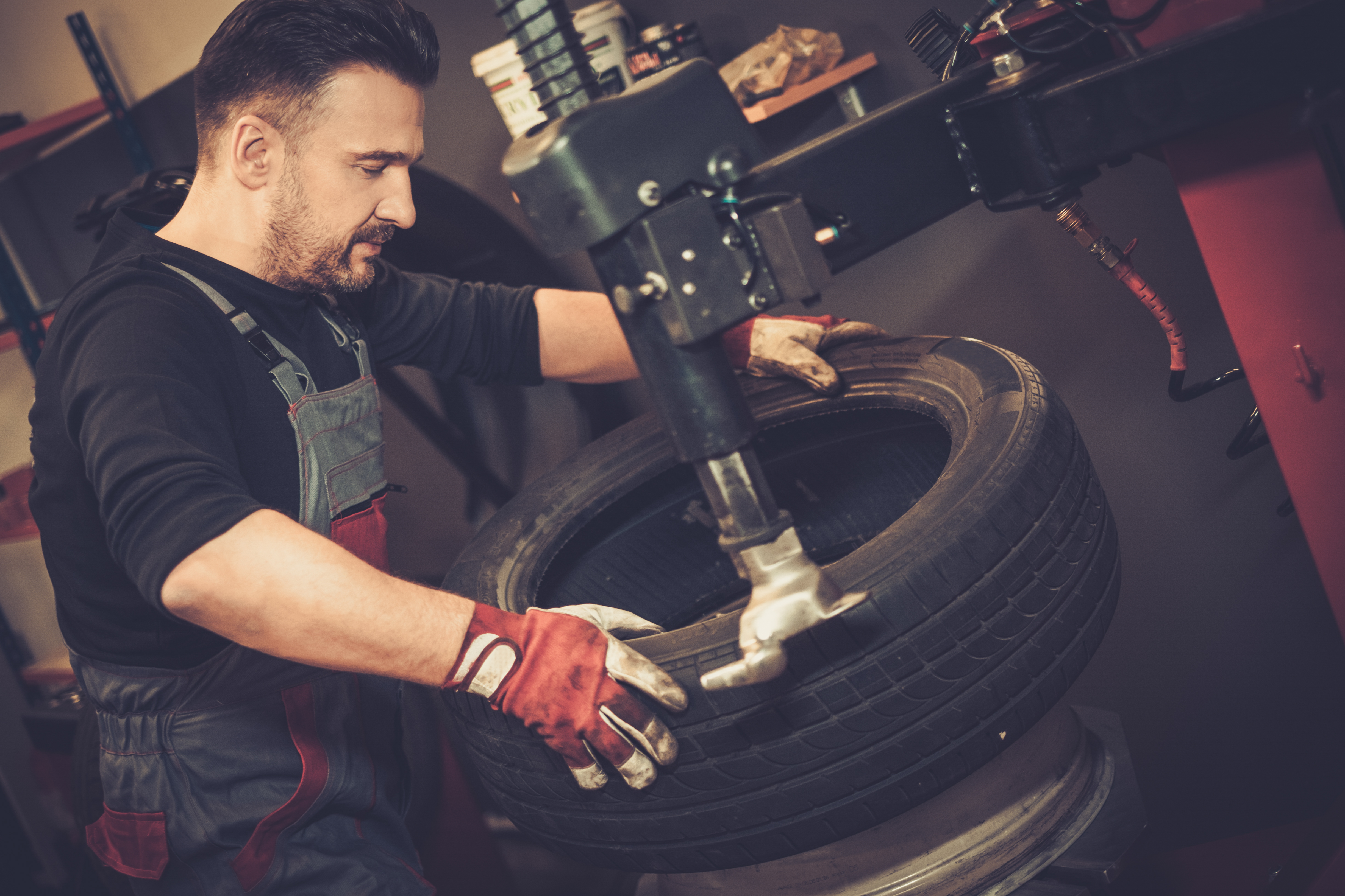 Professional tire service